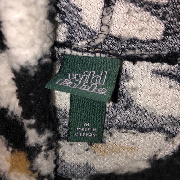 Cheetah Sherpa hoodie - Picture 2 of 3